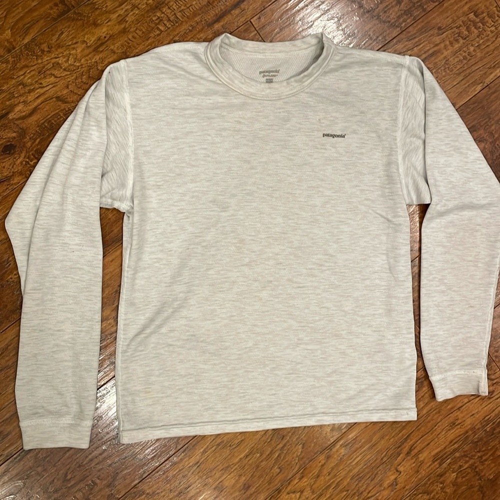 Patagonia Kids Capilene Base Layer Thermal Long Sleeve Outdoor Shirt Kids Sz 14